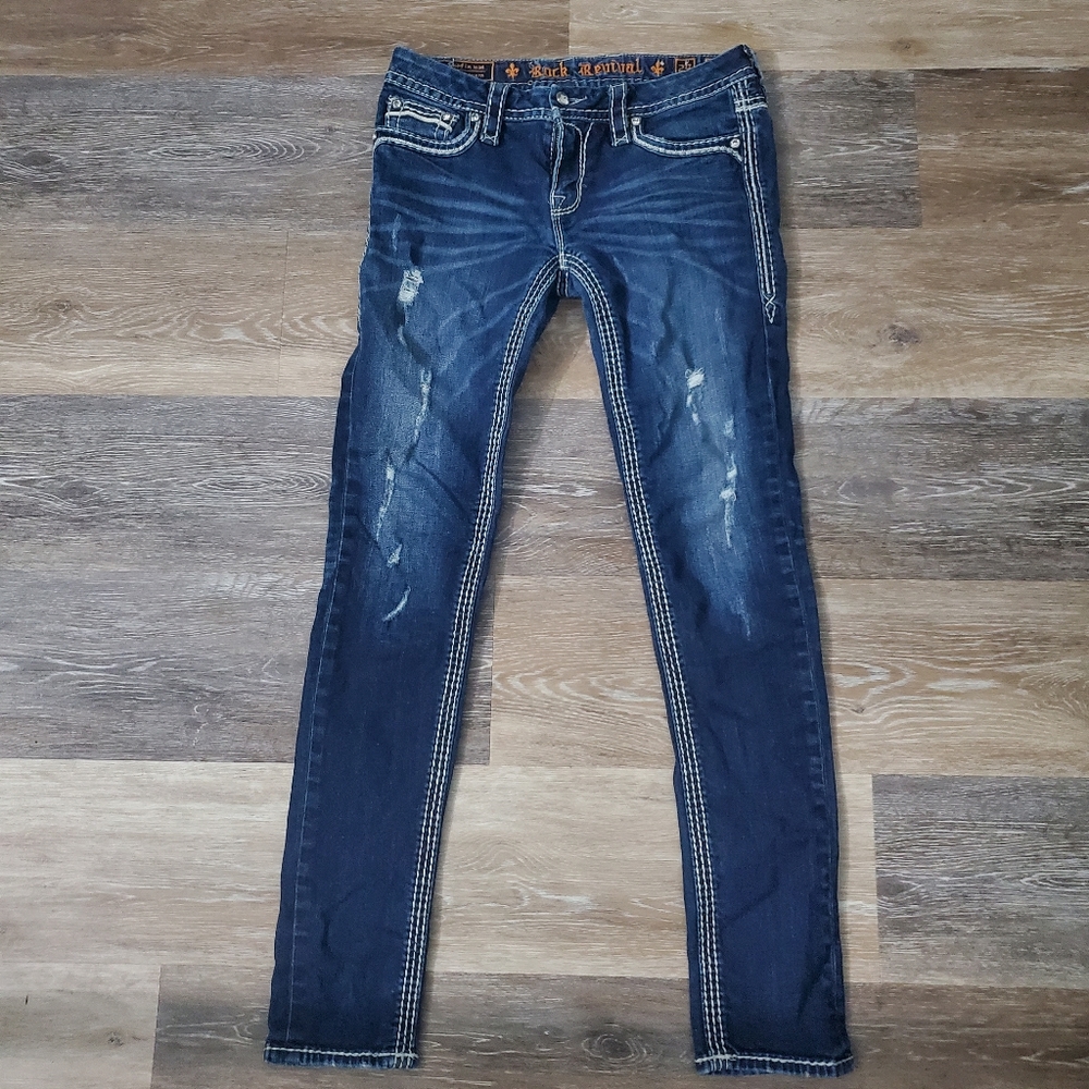 Rock revival skinny jeans